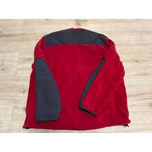 LL Bean Fleece Polartec Jacket Mens Sz XL Red Full Zip Outdoor Gorpcore OJMW5 - Picture 9 of 16